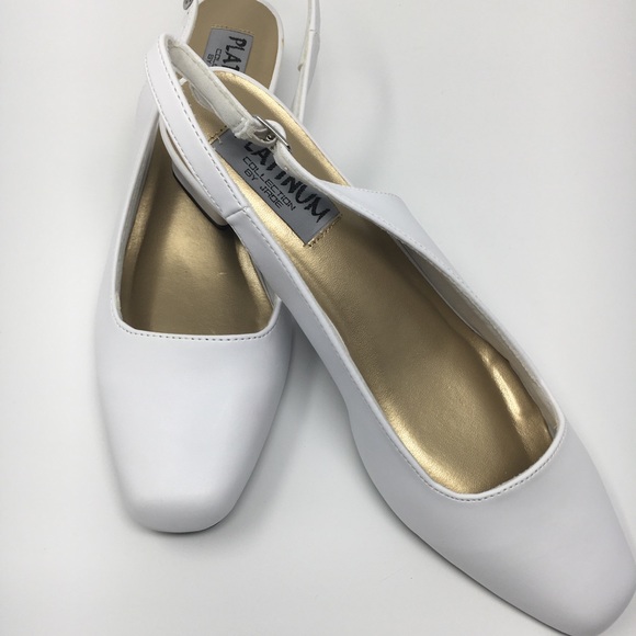 Platinum Collection By Jade White 1.2 inches heel - Picture 10 of 16